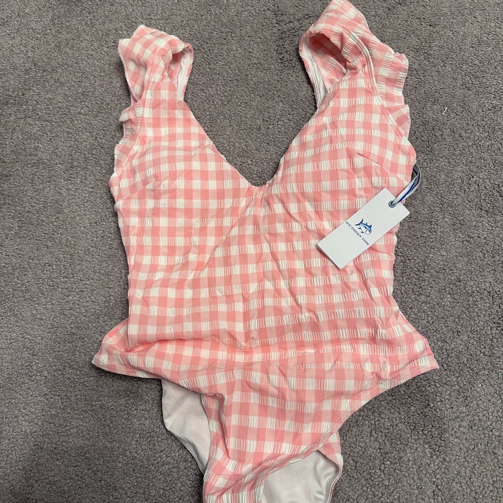 NWT Southern Tide gingham one piece